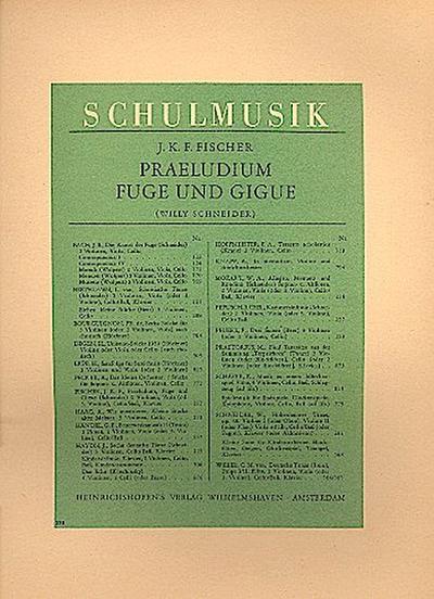 Präludium, Fuge und Giguefür Streichorchester