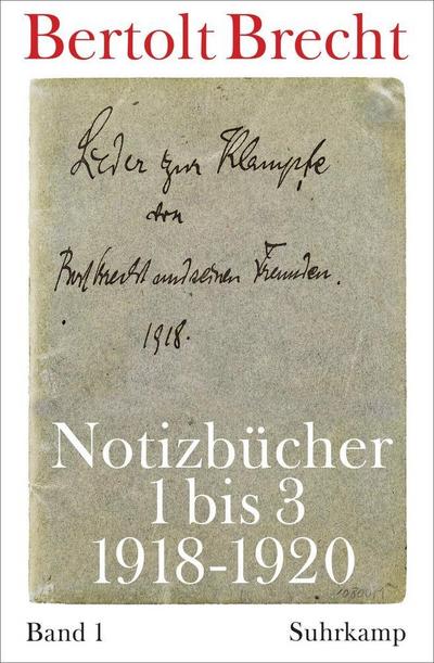Brecht, B: Notizbücher