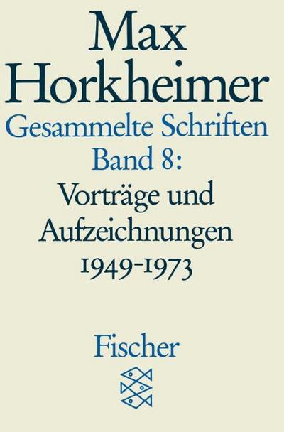 Gesammelte Schriften 8