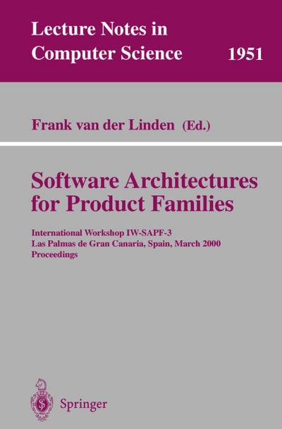 Software Architectures for Product Families