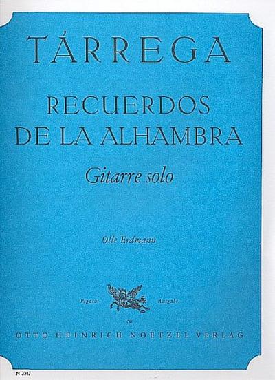 Recuerdos de la alhambrafür Gitarre