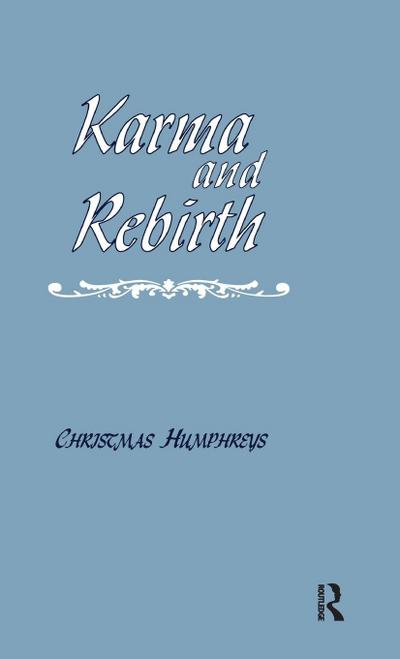 Karma and Rebirth
