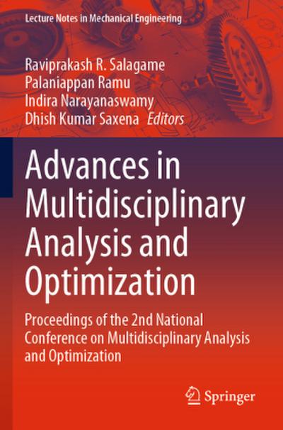 Advances in Multidisciplinary Analysis and Optimization