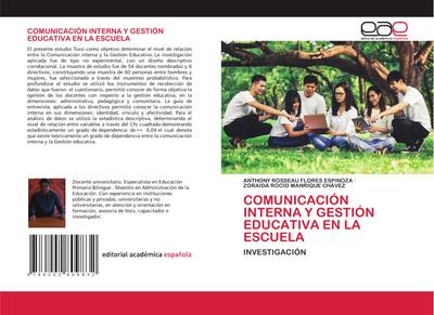 COMUNICACIÓN INTERNA Y GESTIÓN EDUCATIVA EN LA ESCUELA