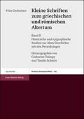 Kleine Schriften zum griechischen und römischen Al