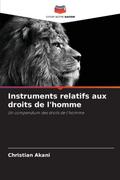 Instruments relatifs aux droits de l’homme