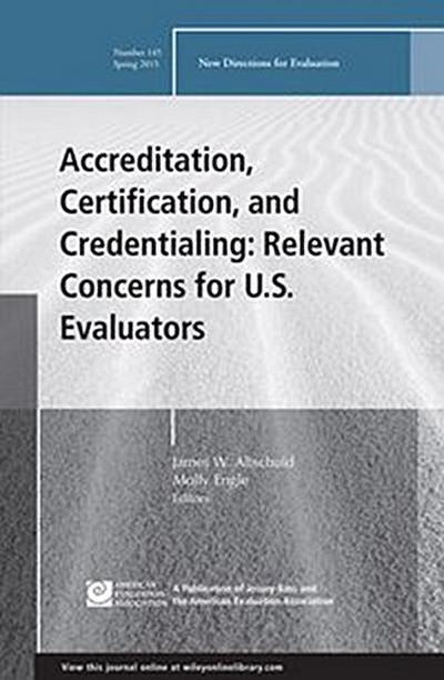 Accreditation, Certification, and Credentialing