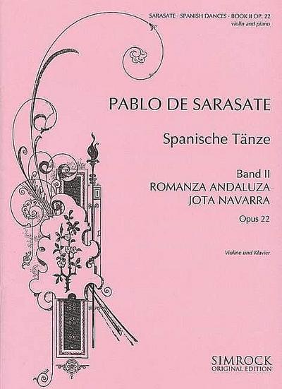 Romanza andaluza  / Jota navarra op.22für Violine und Klavier