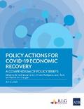 Policy Actions for COVID-19 Economic Recovery