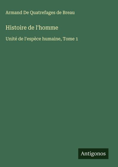 Histoire de l’homme
