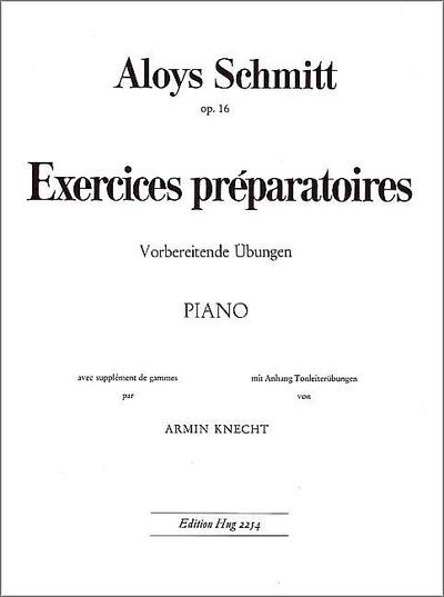 Exercices préparatoires op.16pour piano