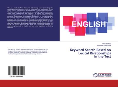 Keyword Search Based on Lexical Relationships in the Text