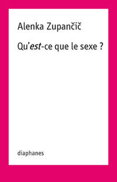 Qu’est-ce que le sexe?