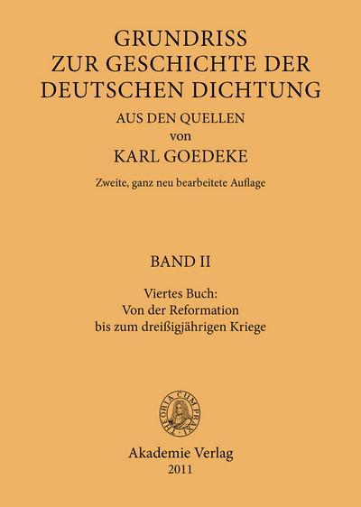 Viertes Buch: Von der Reformation bis zum dreissigjährigen Kriege