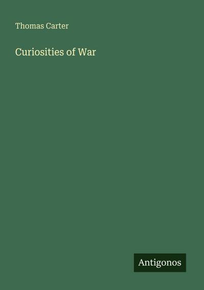 Curiosities of War