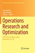 Operations Research and Optimization