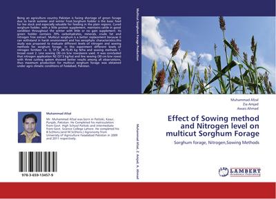 Effect of Sowing method and Nitrogen level on multicut Sorghum Forage