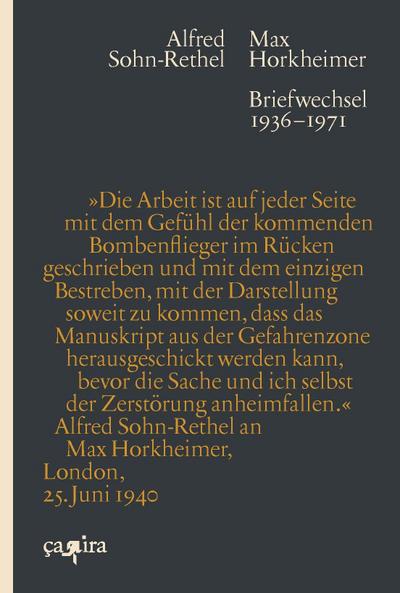 Briefwechsel 1936-1971