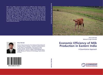 Economic Efficiency of Milk Production in Eastern India