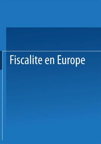 Fiscalité en Europe