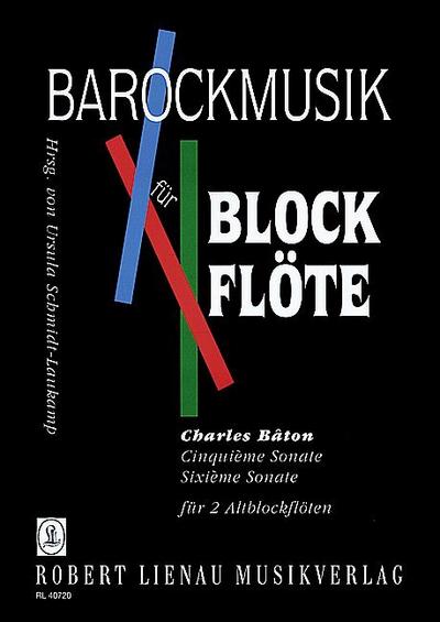 Sonaten Nr.5 und Nr.6für 2 Altblockflöten
