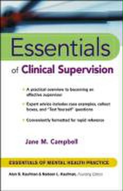 Campbell, J: Essentials of Clinical Supervision