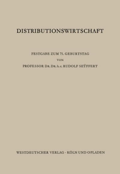 Distributionswirtschaft