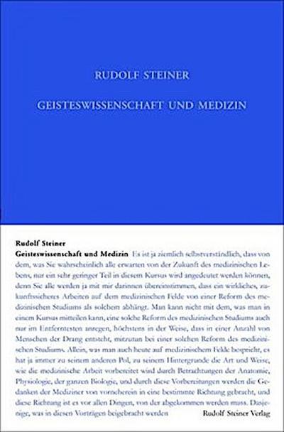 Geisteswissenschaft und Medizin (erster Ärztekurs)