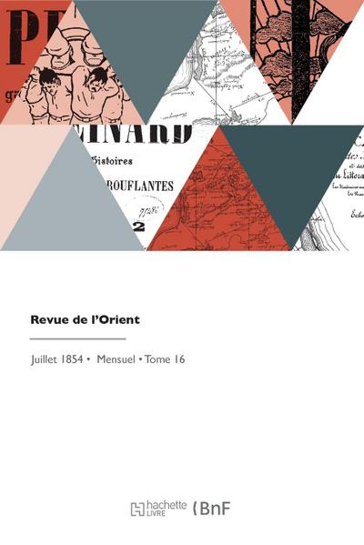 Revue de l’Orient