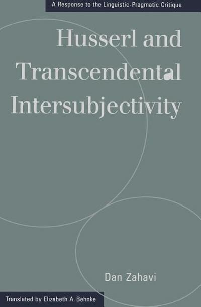 Husserl and Transcendental Intersubjectivity