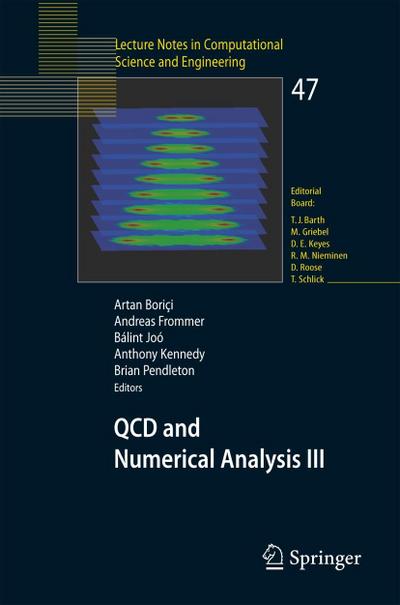 QCD and Numerical Analysis III. Vol.3