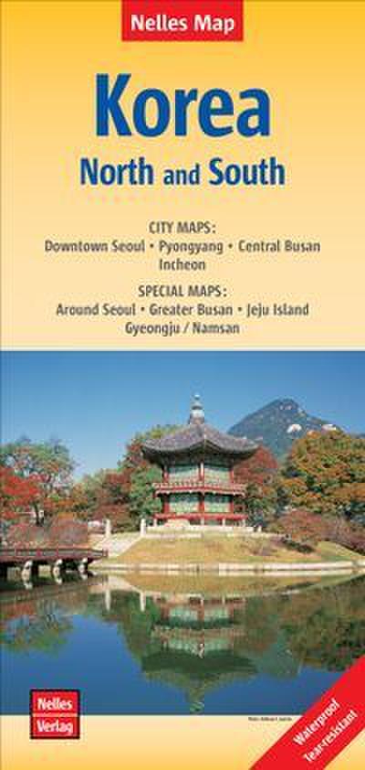 Nelles Map Landkarte Korea: North and South 1:1,5 Mio.