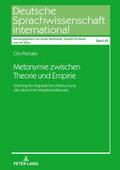 Metonymie zwischen Theorie und Empirie