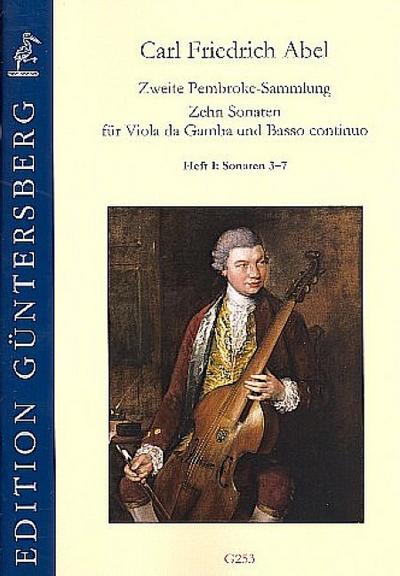 10 Sonaten aus der 2. Pembroke-Sammlung Band 1für Viola da gamba und Bc