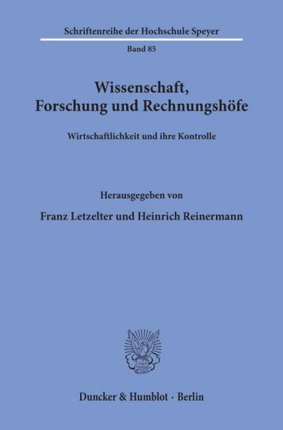 Wissenschaft, Forschung und Rechnungshöfe.