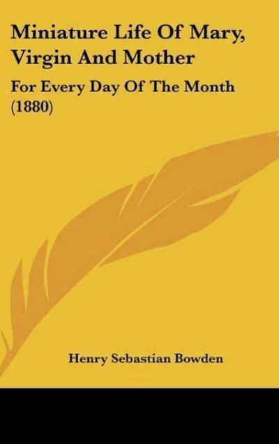 Miniature Life Of Mary, Virgin And Mother