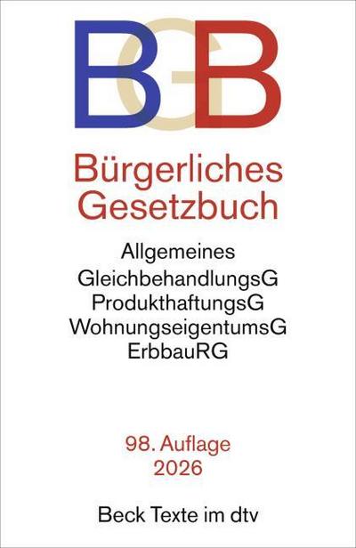 Bürgerliches Gesetzbuch. BGB