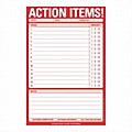 Classic Pad ’Action Items!’