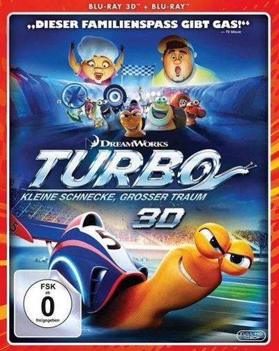 Turbo - Kleine Schnecke, Grosser Traum 3D, 2 Blu-rays + Digital HD UV