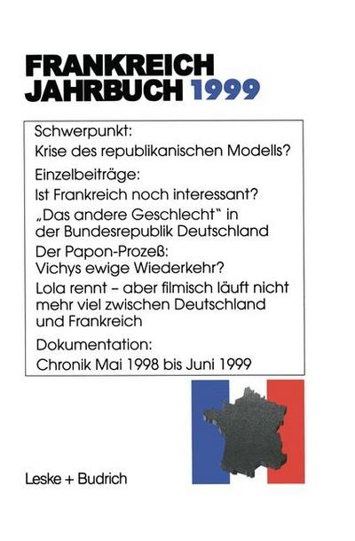 Frankreich-Jahrbuch 1999