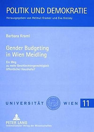 Kraml, B: Gender Budgeting in Wien Meidling