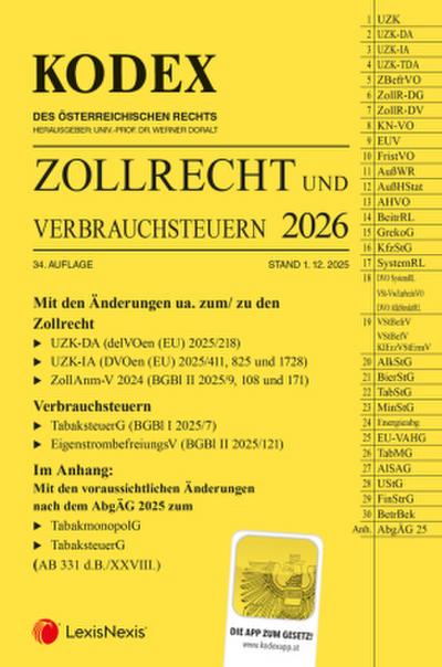 KODEX Zollrecht 2026