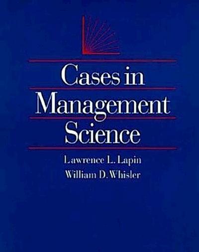 Cases in Management Science