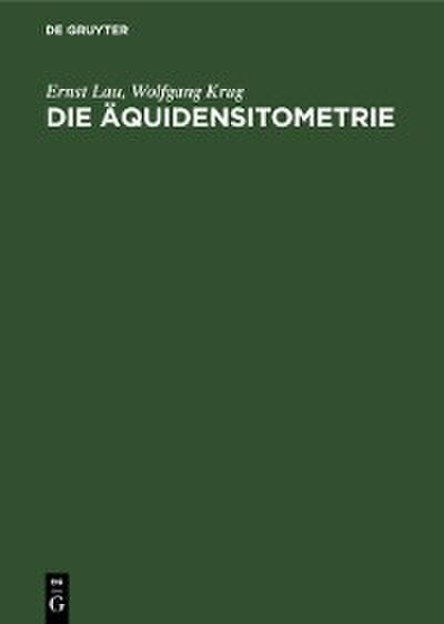 Die Äquidensitometrie