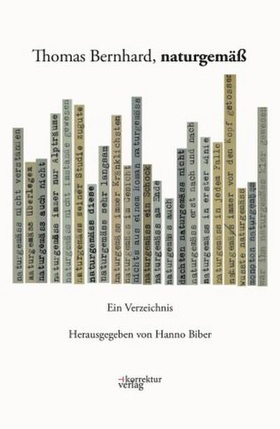 Thomas Bernhard, naturgemäß