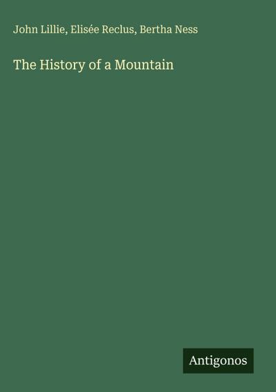 The History of a Mountain