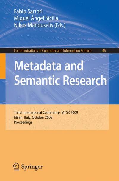 Metadata and Semantic Research