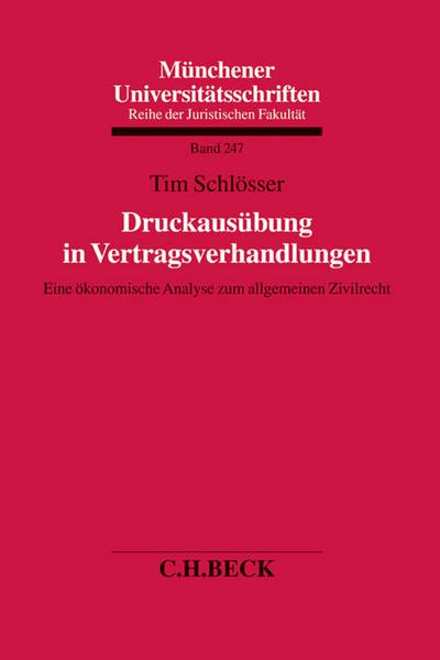Druckausübung in Vertragsverhandlungen