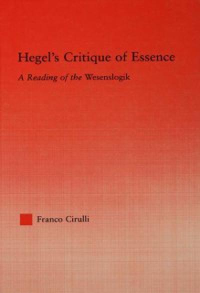 Hegel’s Critique of Essence