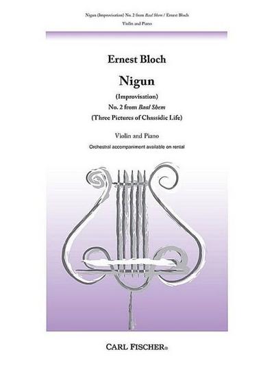 Nigunfor violin and piano